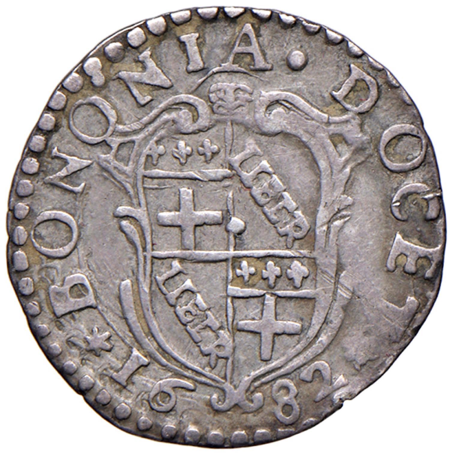 1 Carlino - Clement XI - Bologna (Papal States) – Numista, image size:1500x1510