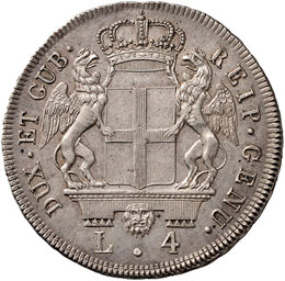 GENOVA Repubblica (1528-1797) 4 ... 
