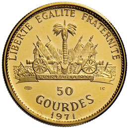HAITI 50 Gourdes 1971 - Fr. 21 AU ... 