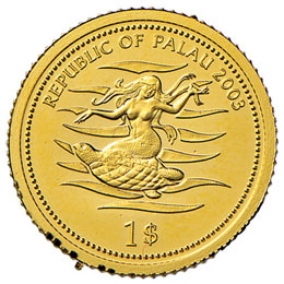 PALAU Dollaro 2003 - Fr. 4 AU (g ... 