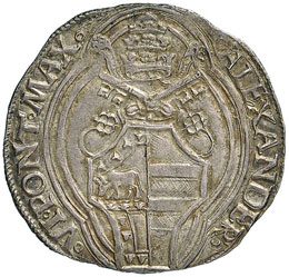 Alessandro VI (1492-1503) Grosso - ... 