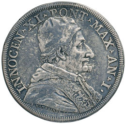 Innocenzo XI (1676-1789) Piastra ... 
