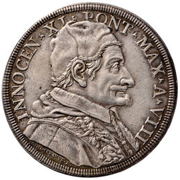 Innocenzo XI (1676-1789) Piastra ... 