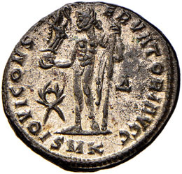 Licinio (308-324) Follis (Kyzicus) ... 