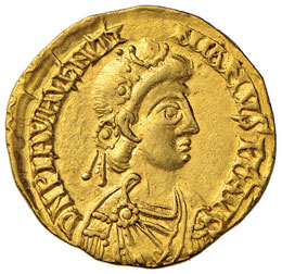 Valentiniano III (425-455) Solido ... 