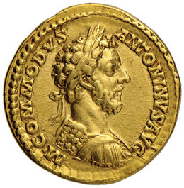 Commodo (180-182) Aureo - Busto ... 