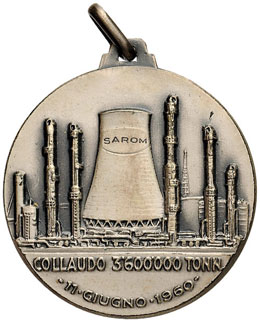 Medaglia 1960 Società SAROM, ... 