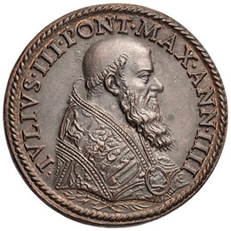 Giulio III (1550-1555) Medaglia A. ... 