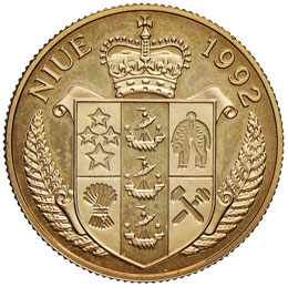 NIUE - 50 Dollari 1992 - Fr. 14 AU ... 