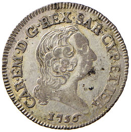 Carlo Emanuele III (1755-1773) 7,6 ... 