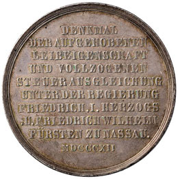 GERMANIA Nassau - Medaglia 1812 ... 