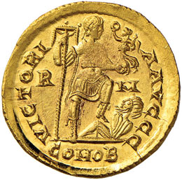 Onorio (393-423) Solido (Roma) - ... 