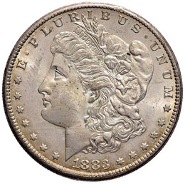 USA Dollaro 1883 CC - KM 110 AG (g ... 