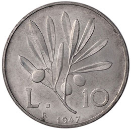 Repubblica Italiana - 10, 5, 2 e ... 