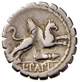 Papia - L. Papius - Denario (79 ... 