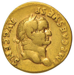 Vespasiano (69-79) Aureo – Testa ... 