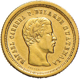 GUATEMALA 4 Reales 1860 - Fr. 37 ... 