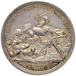 Medaglia 1801 Battaglia nella rada ... 