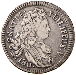 Filippo V (1701-1713) 4 Tarì 1709 ... 
