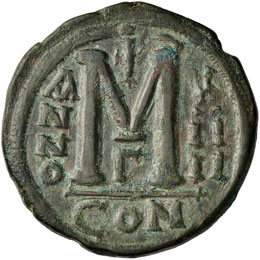 Giustiniano I (527-565) Follis A. ... 