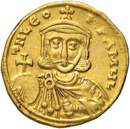 Leone III (717-741) Solido - Busto ... 