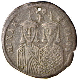 Michele II (820-829) Follis - ... 