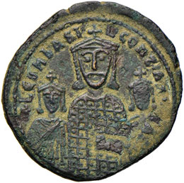 Basilio I (867-886) Follis - Busti ... 