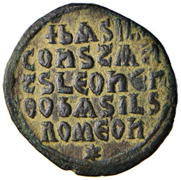 Basilio I (867-886) Follis - Busti ... 