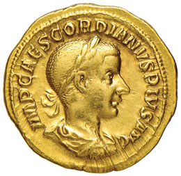 Gordiano III (238-244) Aureo - ... 
