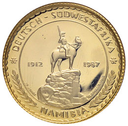 NAMIBIA 100 Rand 1987 PROBE - AU ... 