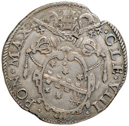 Clemente VIII (1592-1605) Testone ... 