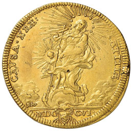 Clemente XI (1700-1721) Quadrupla ... 