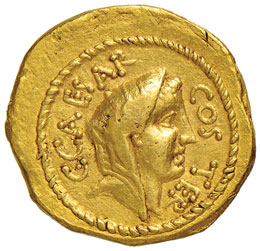 Cesare (+ 44 a.C.) Aureo (46 a.C.) ... 