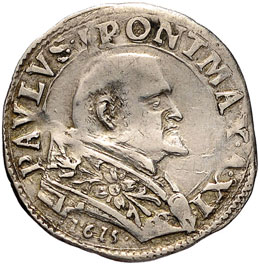 Paolo V (1605-1621) Grosso 1615 A. ... 