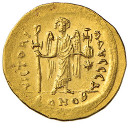 Giustiniano I (527-565) Solido – ... 