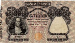 Banco di Napoli - 1.000 Lire ... 
