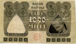 Banco di Napoli - 1.000 Lire ... 