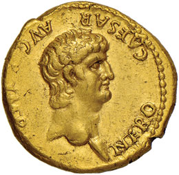 Nerone (54-68) Aureo - Testa ... 