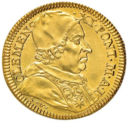 Clemente XI (1700-1721) Doppia ... 