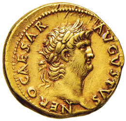 Nerone (54-68) Aureo - Testa ... 