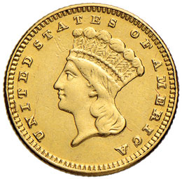 USA Dollaro 1889, California Gold ... 