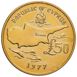 CIPRO 50 Pounds 1977 - Fr. 6 AU (g ... 