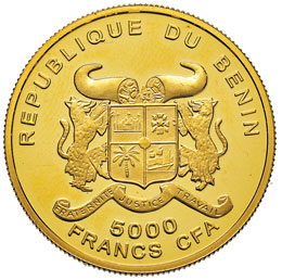 BENIN 5.000 Franchi 2002 ... 
