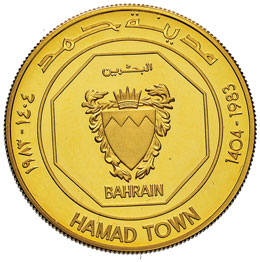 BAHRAIN 10 Dinari 1983 – Fr. 5 ... 