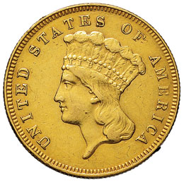 USA 3 Dollari 1878 - Fr. 124 AU (g ... 