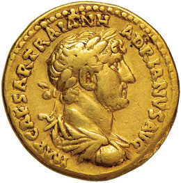 Adriano (117-138) Aureo – Busto ... 