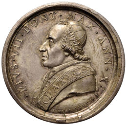 Pio VII (1800-1823) Medaglia A. X ... 