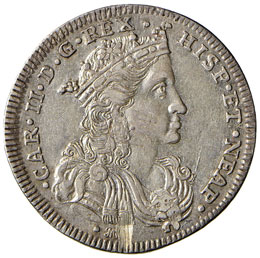 NAPOLI Carlo II (1674-1700) Mezzo ... 