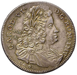NAPOLI Carlo VI (1707-1734) Mezza ... 