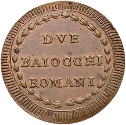 Pio VI (1774-1799) 2 Baiocchi A. ... 